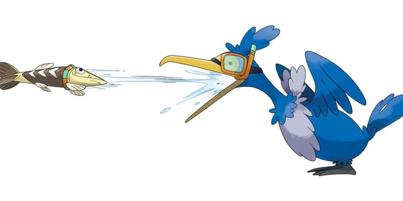 Cremorant Underwater Holowear Fan Art, Pokemon Unite