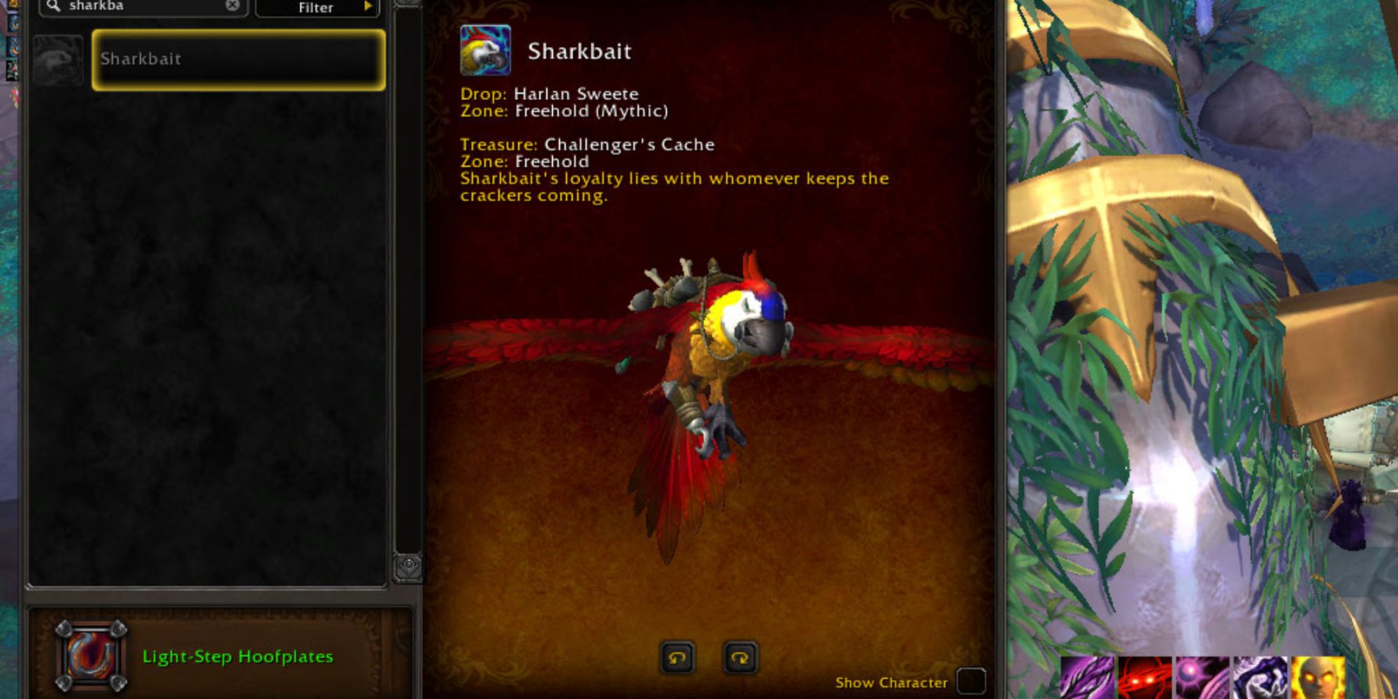 World of Warcraft et farverigt skarlagenrød arabeslag