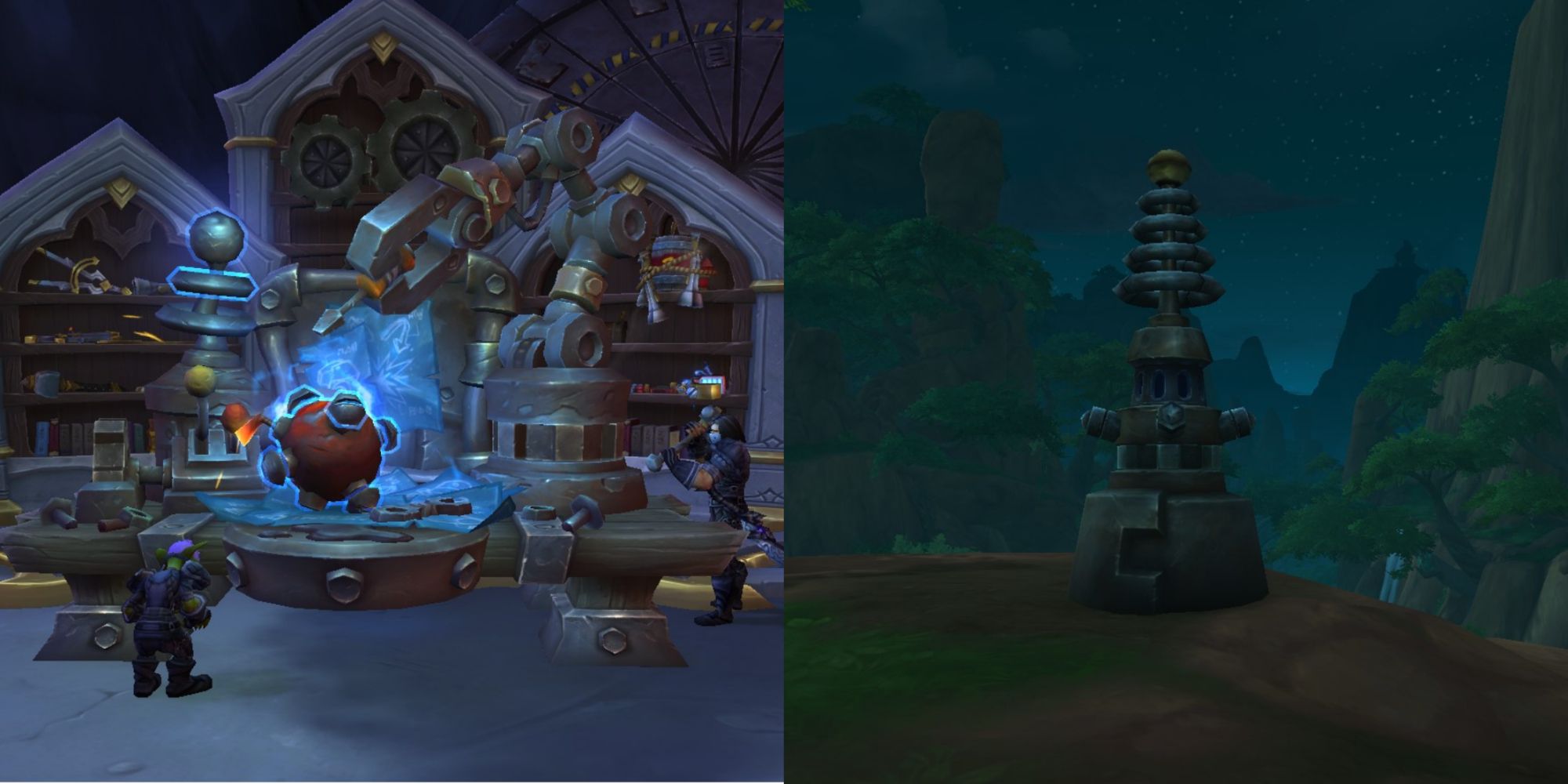 World Of Warcraft Dragonflight Engineering bænk og videnskatte