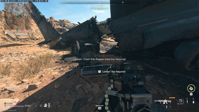 DMZ Crash Site Weapon Case Nøgleplacering - Warzone 2