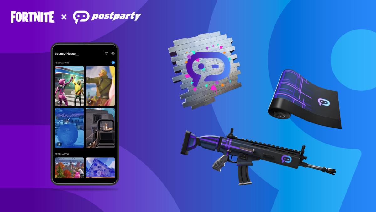 Epic Games lancerer Postparty, en app til deling af Fortnite-klip • TechCrunch