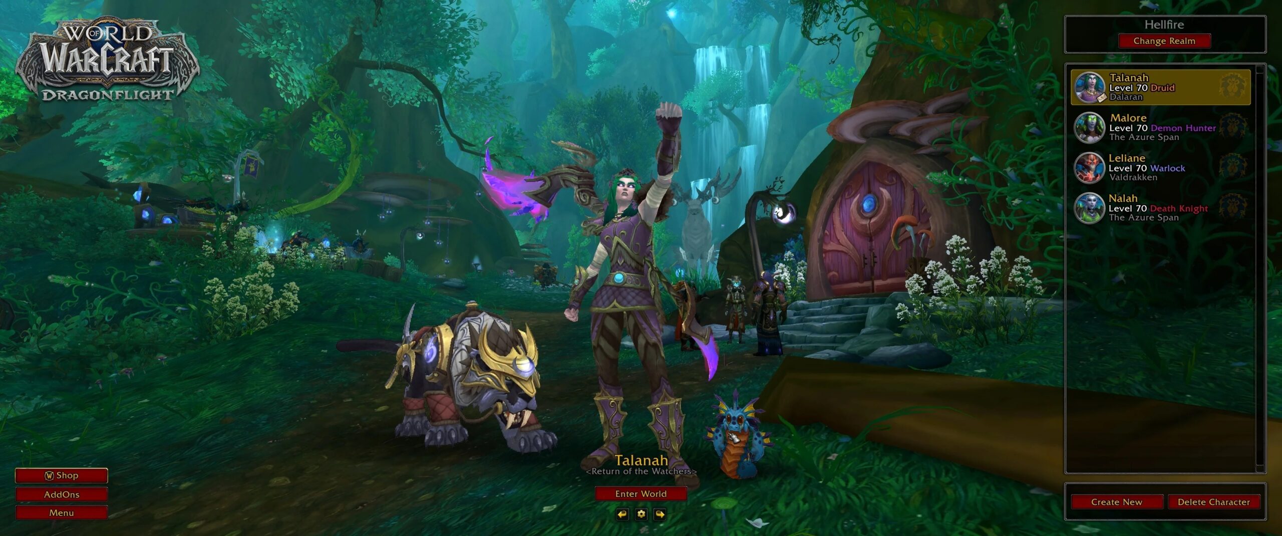 Fan re-imagines World of Warcraft Character Selection Screen - Community Spotlight