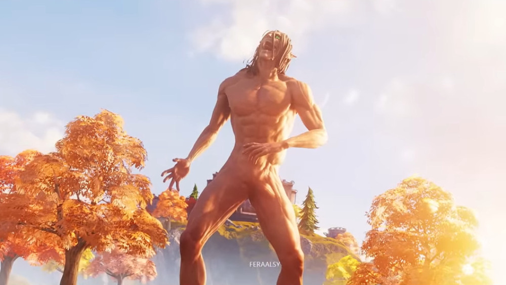 Eren Yeager i Attack on Titan Fortnite