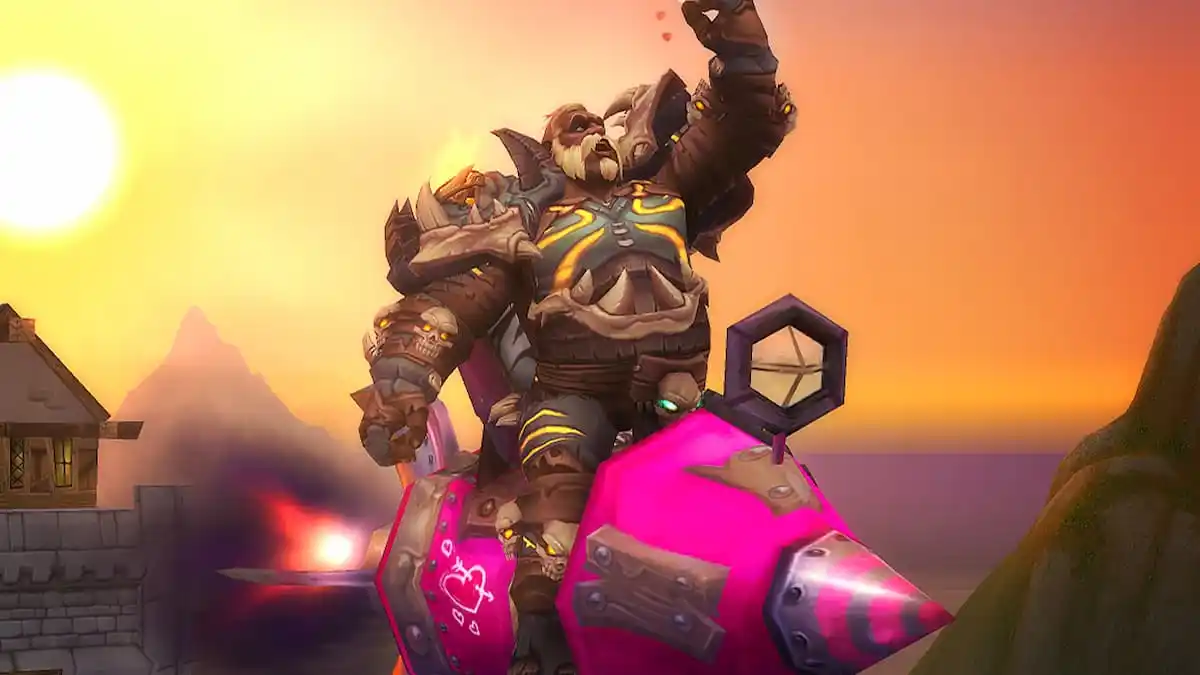 World of Warcraft-par er heldige, efter at de begge modtager sjældent X-45 Heartbreaker-beslag på Valentinsdag på samme tid
