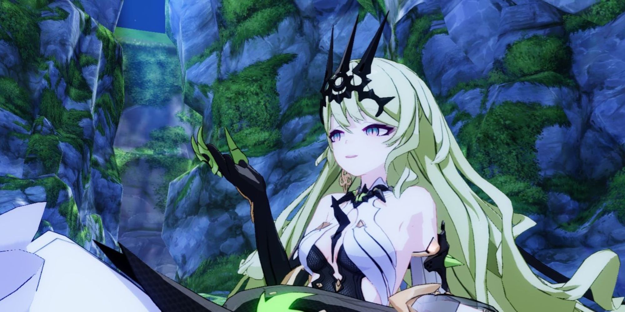 Honkai Impact 3rd Event Character Lounging nær bjergsider