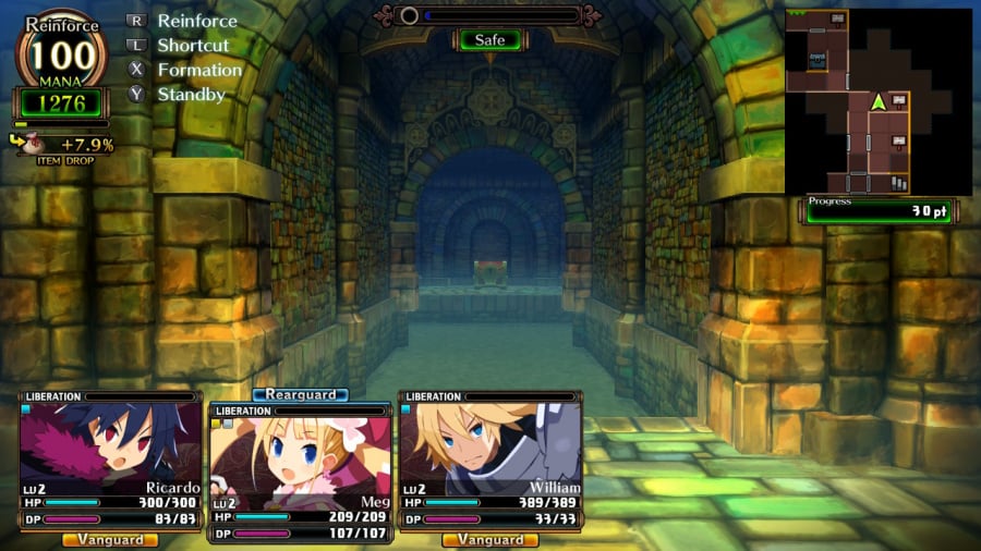 Labyrinth of Galleria: The Moon Society Review - Skærmbillede 4 af 6