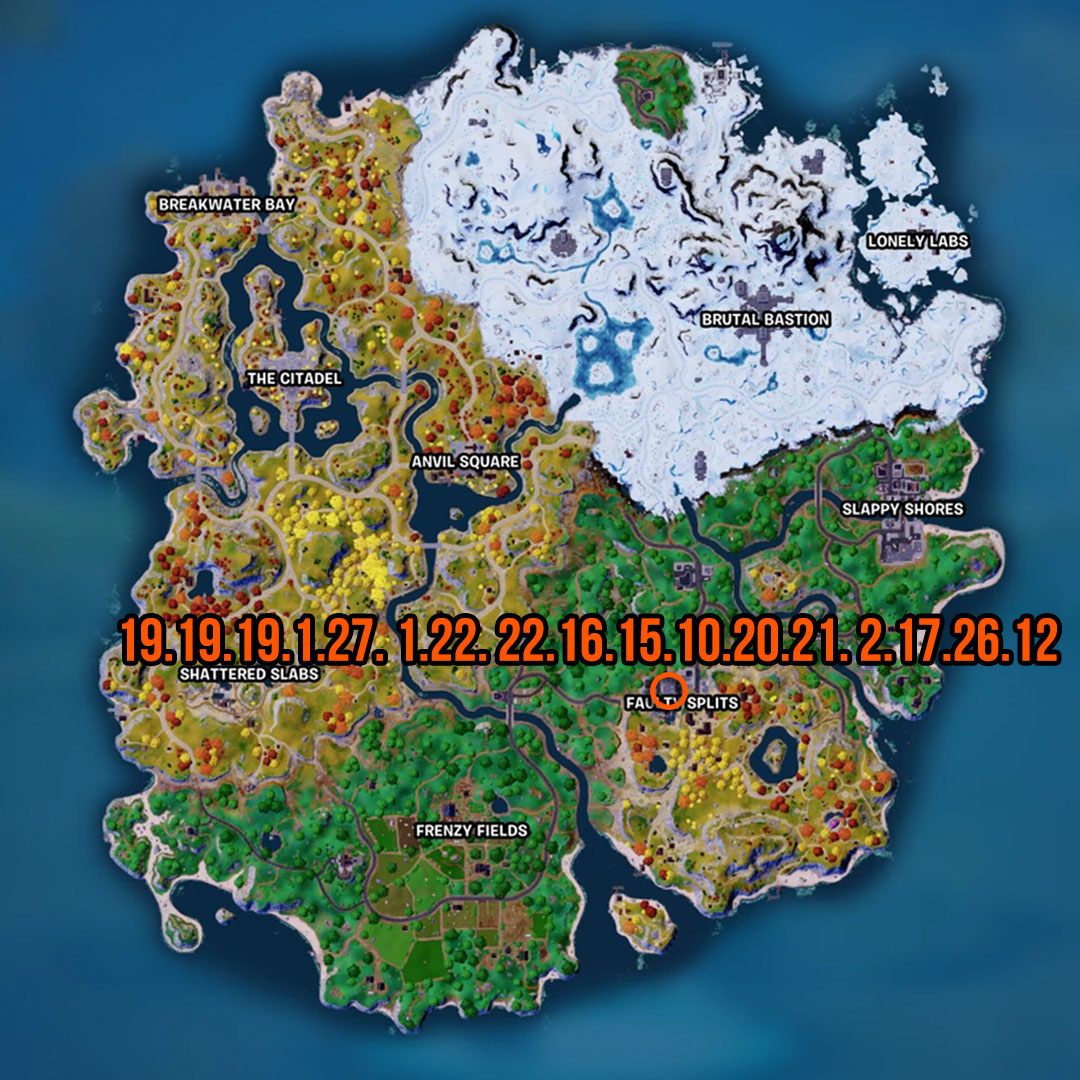 Fortnite Cipher Quests Encrypted 2 placeringskort
