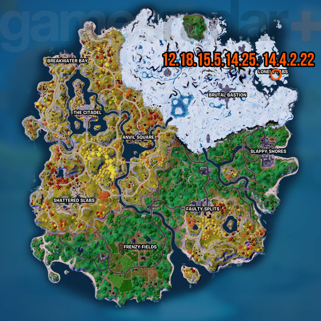 Fortnite Cipher Quests Encrypted 3 placeringskort