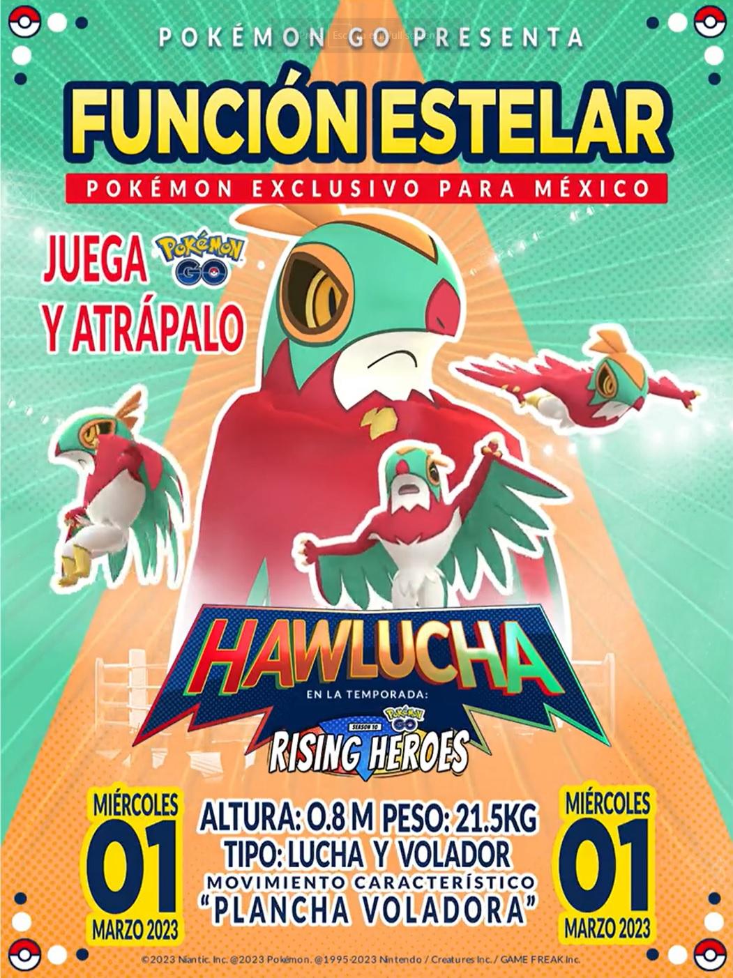 Hawlucha Pokémon GO plakat