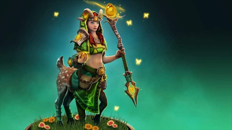 Enchantress bremser sine fjender og giver ren skade med sine hits