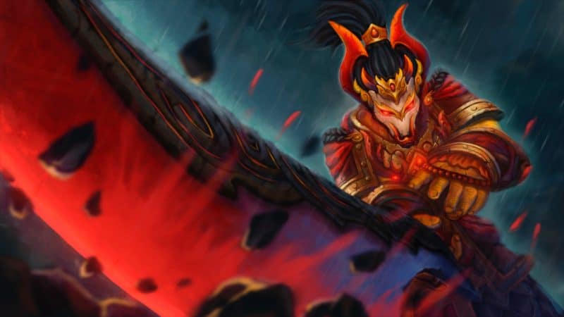 Juggernaut skærer sine fjender med sin klinge