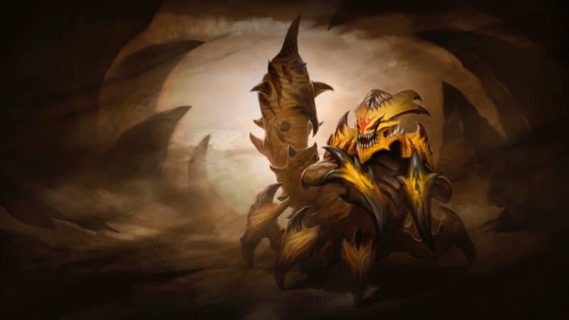 Sand King spidder fjender og bedøver dem