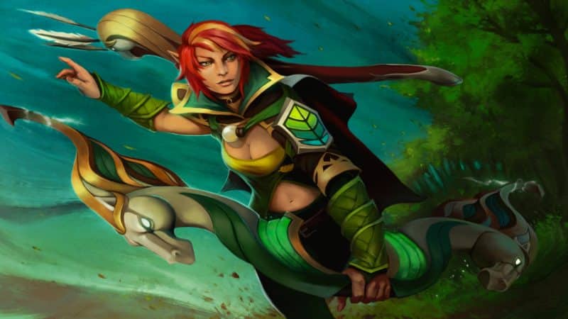 Dota 2 - Windranger bedøver fjender ved hjælp af Shackleshot