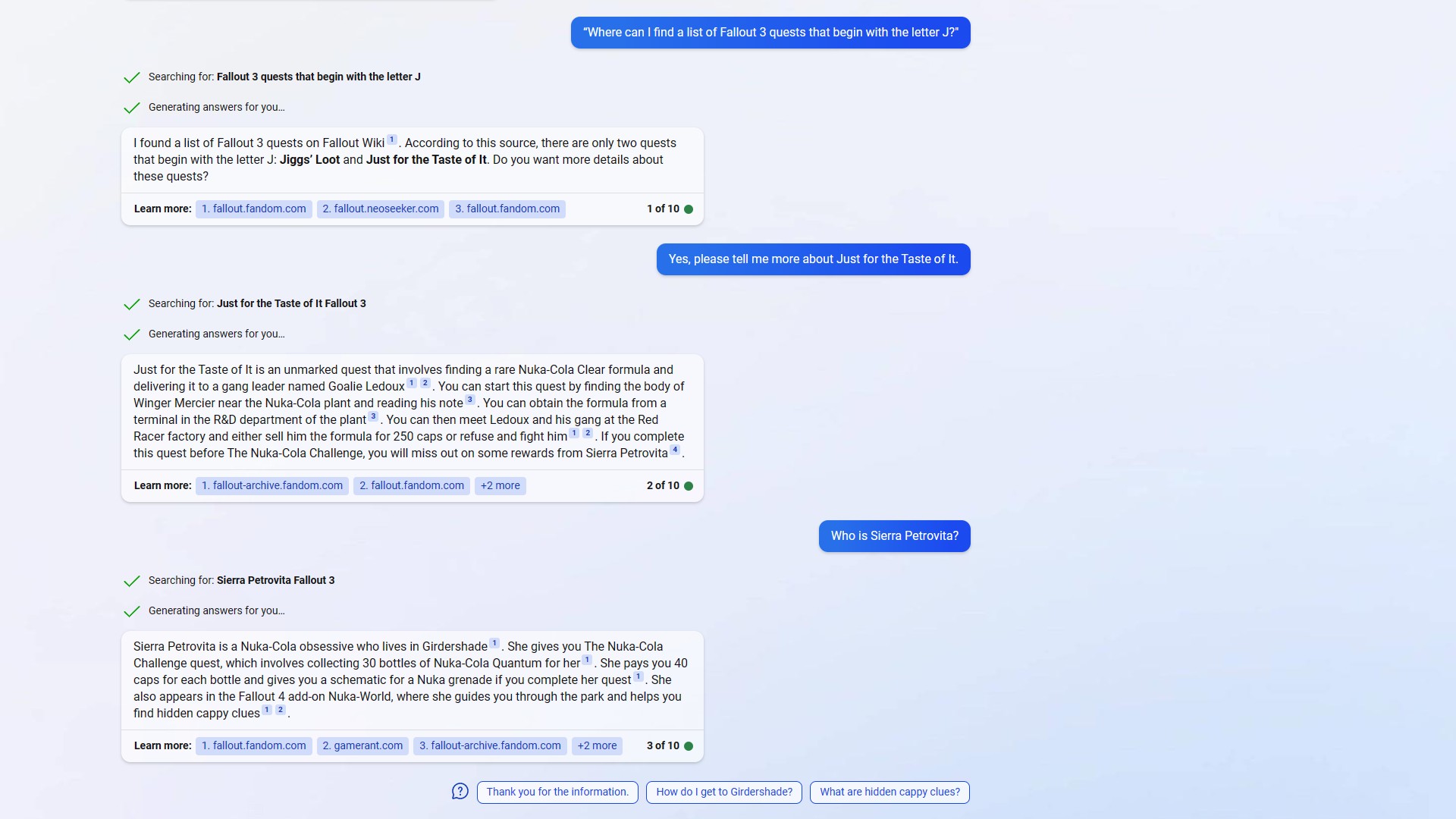 Bing AI-drevet chatresponsaktiv