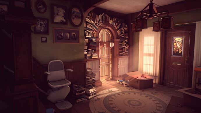 Edith Finch bibliotek