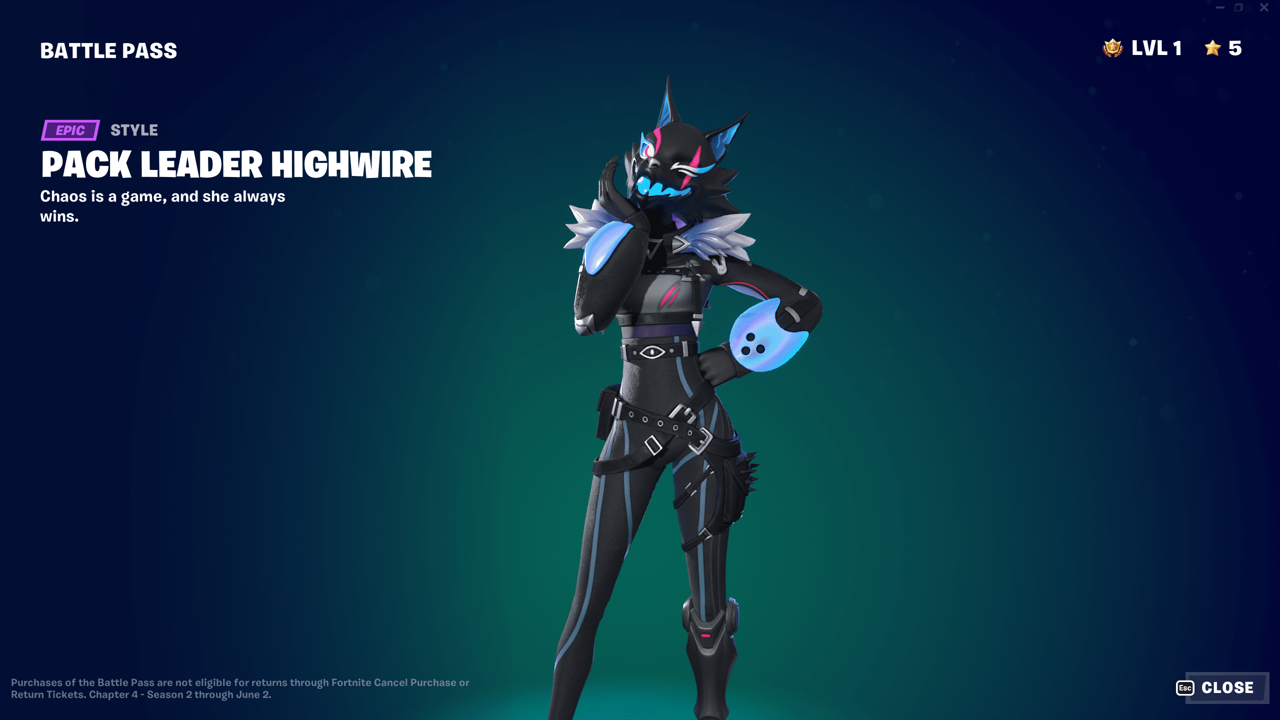 Highwire Fortnite Kapitel 4 Sæson 2 Highwire Fortnite Kapitel 4 Sæson 2