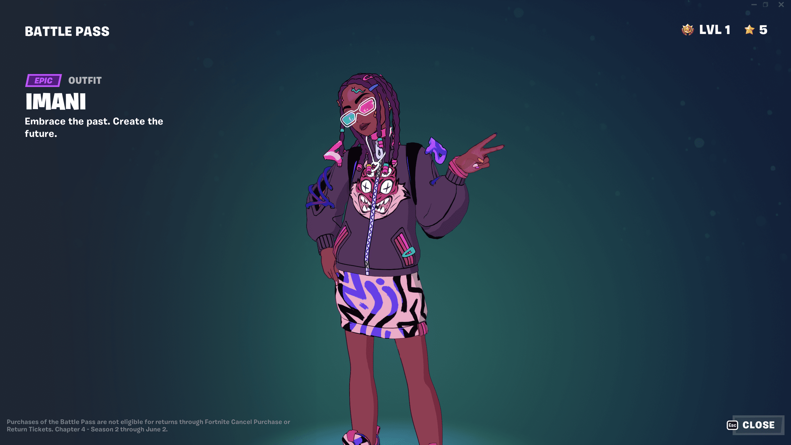 Imani Fortnite Chapter 4 Sæson 2 Imani Fortnite Chapter 4 Sæson 2
