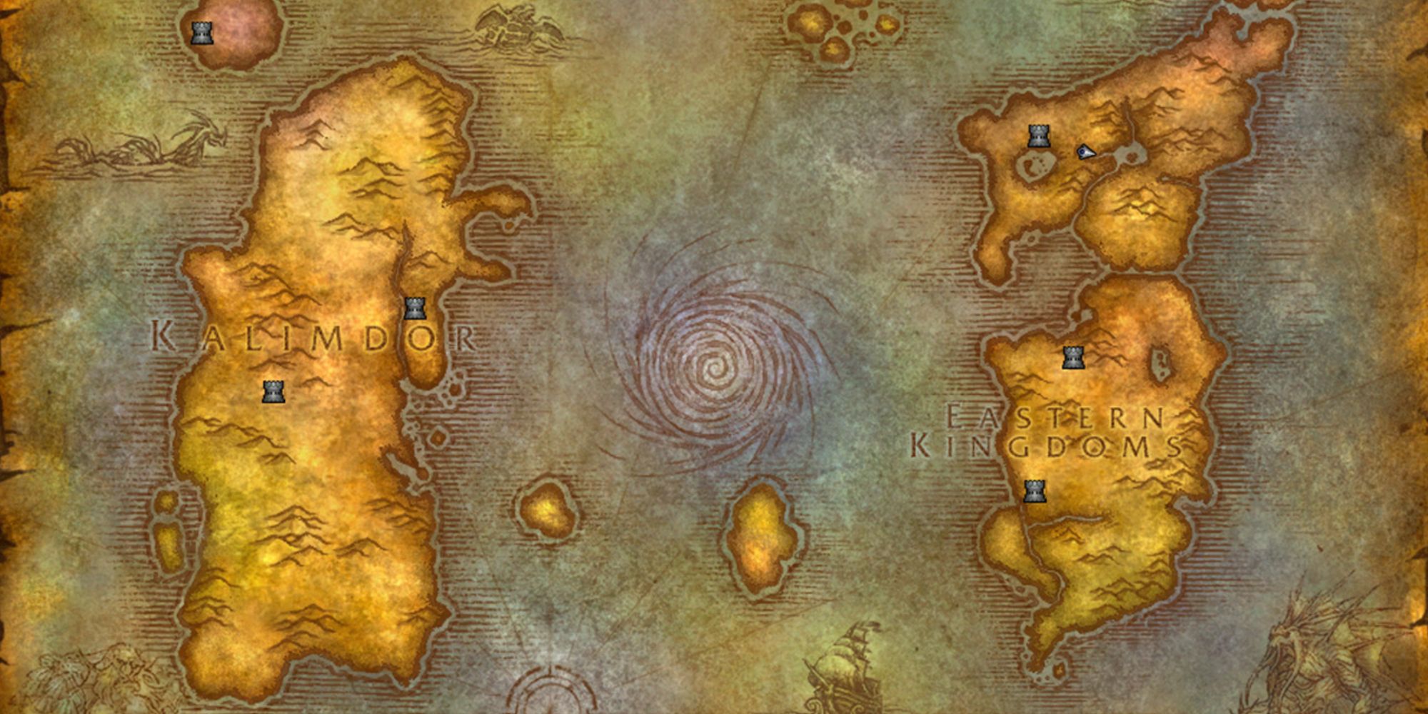 gammelt azeroth kort wow