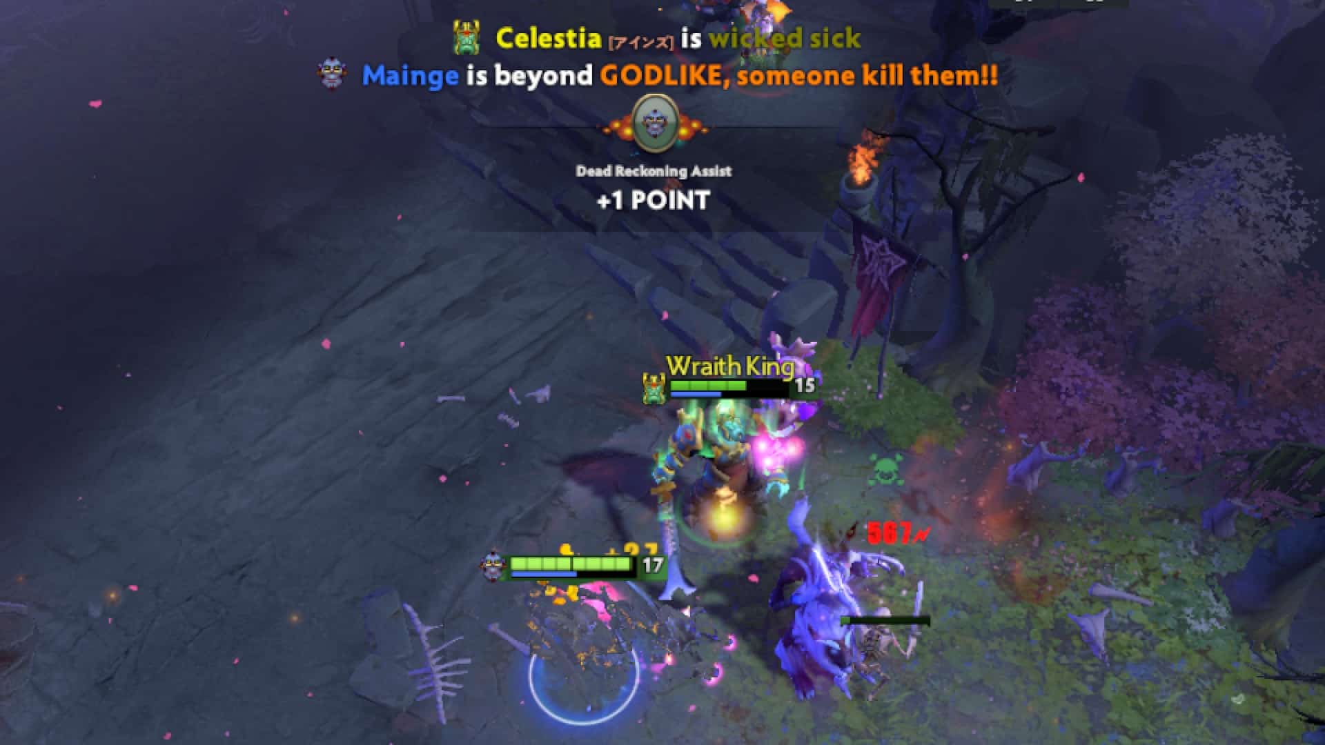 Witch Doctor hjælper Wraith King med at blive dræbt