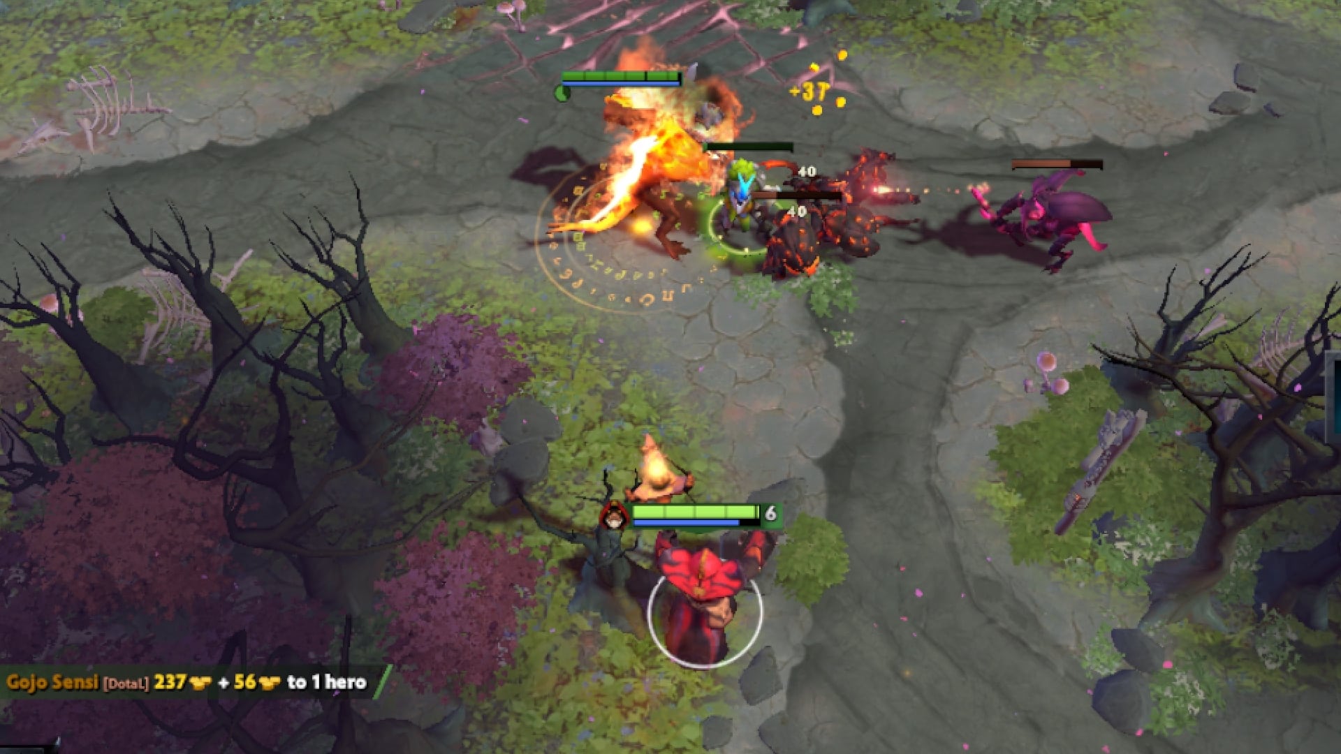 Warlock healer en golem ved hjælp af Shadow Word