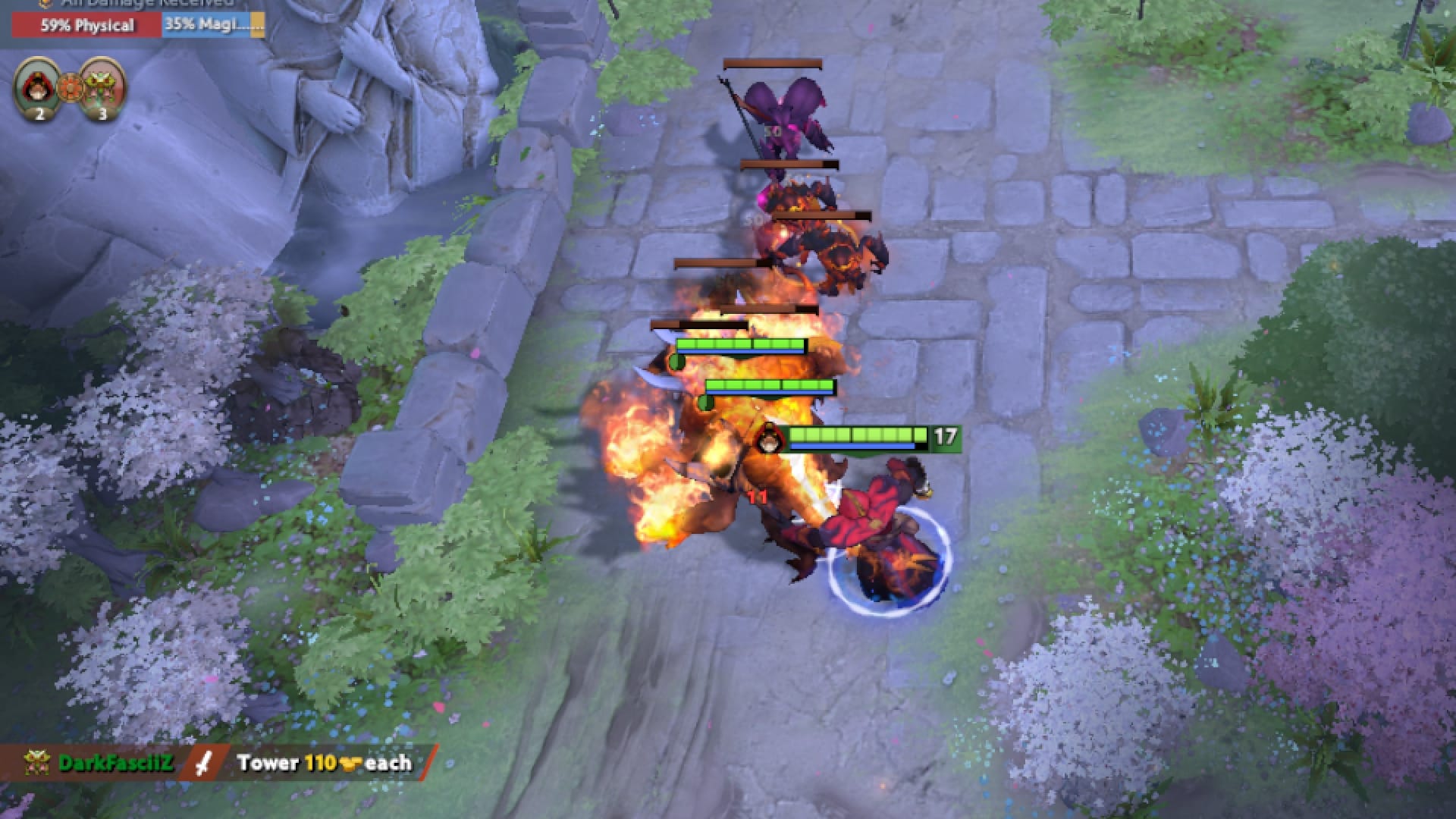 Warlock tilkalder 2 golems for at bekæmpe fjender