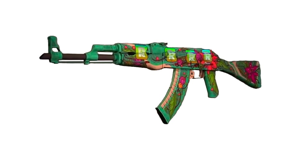 'Counter-Strike: GO' AK-47 Wild Lotus Skin $160.000 USD Salg