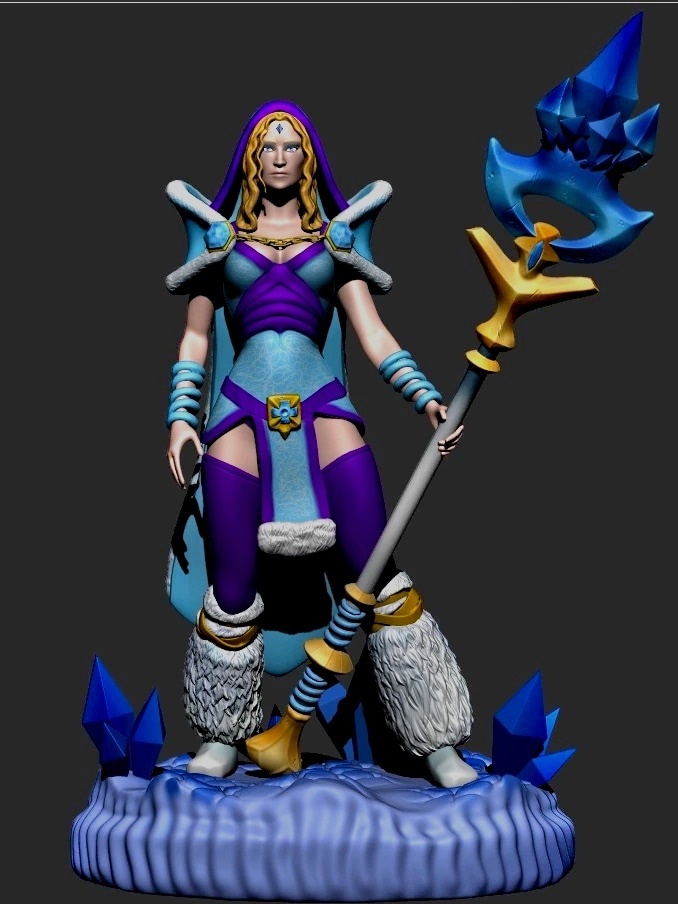 0fTPq8ipPo.jpg STL file CRYSTAL MAIDEN Dota 2・3D printable model to download