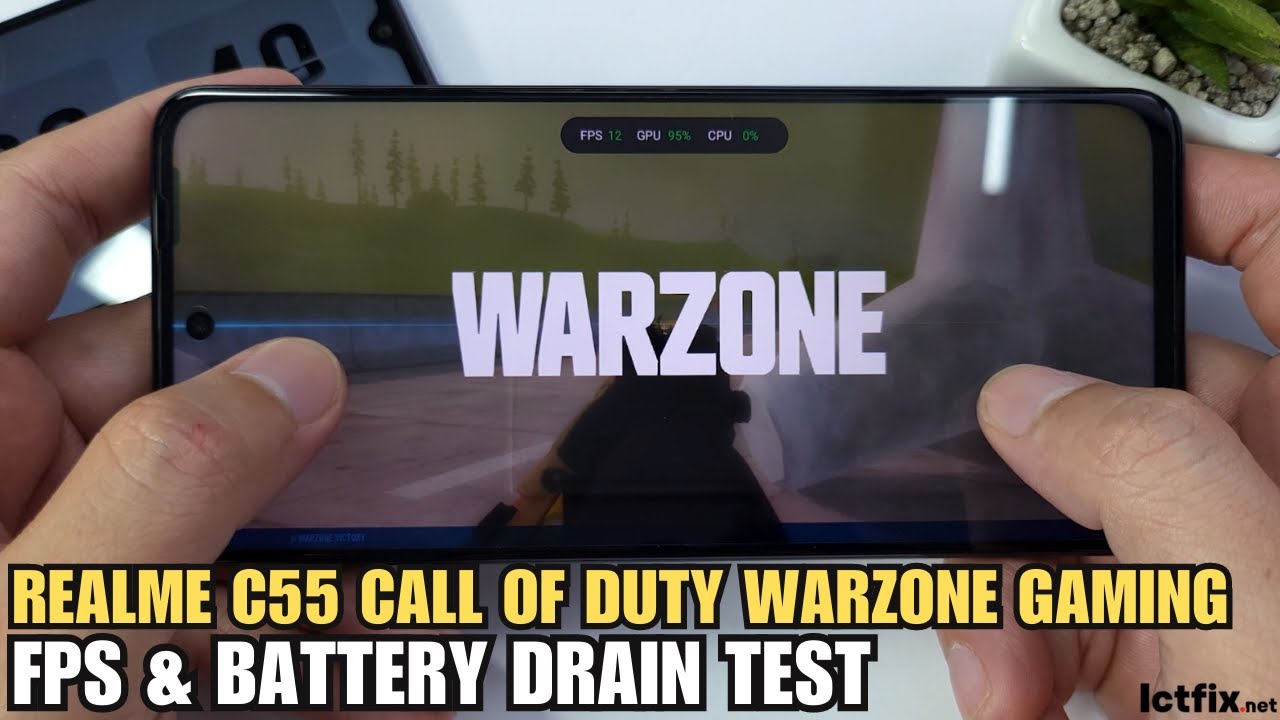 Realme C55 Call of Duty Warzone Mobile Gaming test | Helio G88, 90Hz skærm