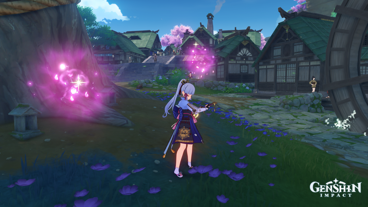 Hvor finder man Sakura Blooms i Genshin Impact