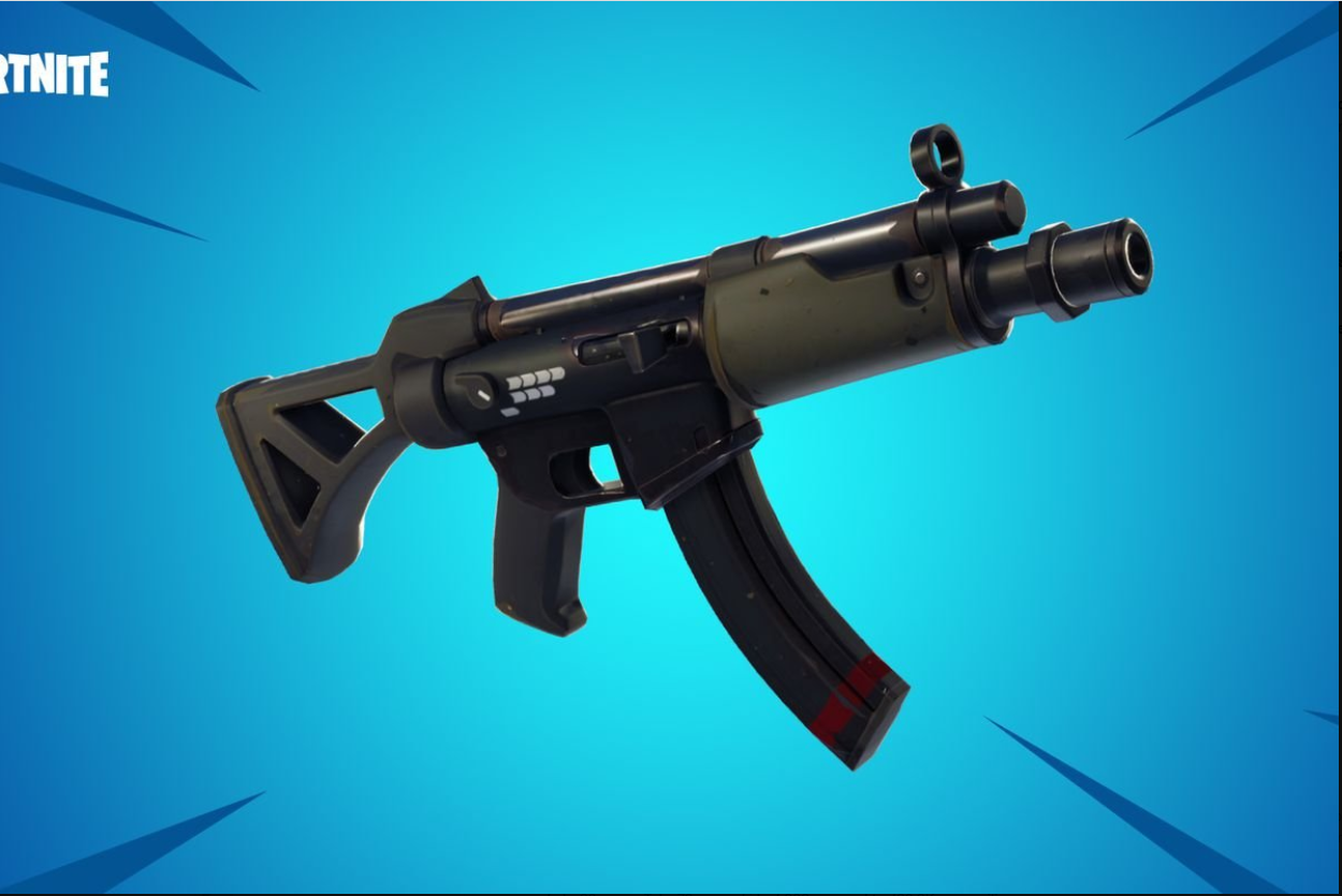 Maskinpistol uhvælvet i Fortnite