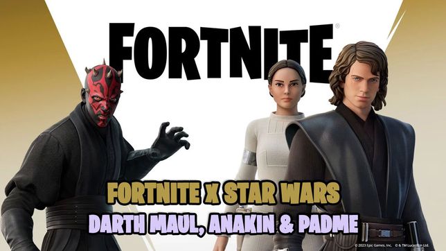 Fortnite x Star Wars: Anakin Skywalker, Padmé Amidala og Darth Maul ankommer som nye outfits