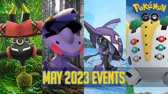 Pokémon GO i maj 2023: Tapu Bulu, Genesect, Tapu Fini, Regigigas, Events