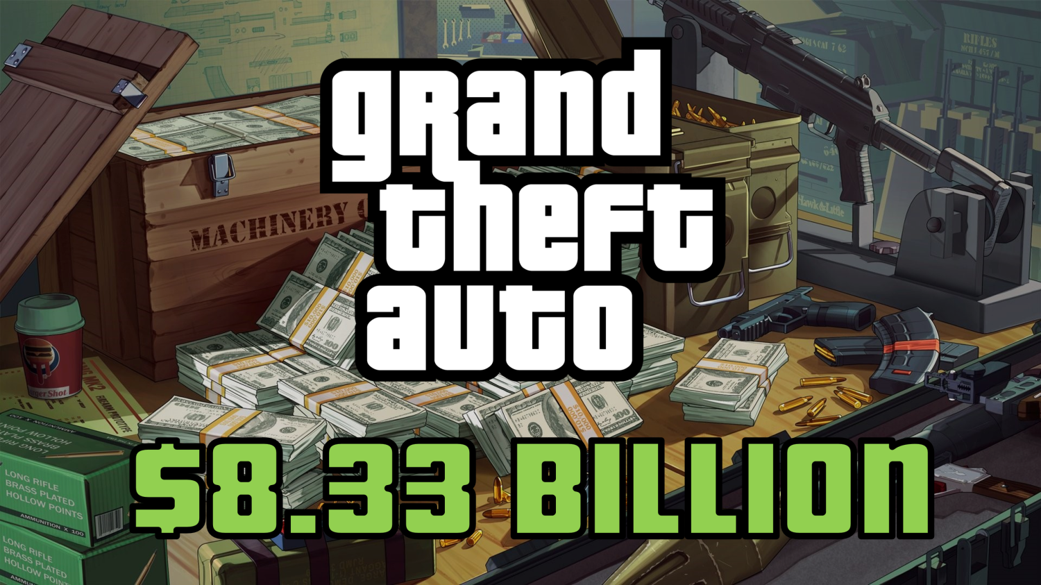 Grand Theft Auto-franchiseindtægterne bryder 8,33 milliarder dollars siden udgivelsen af ​​GTA V
