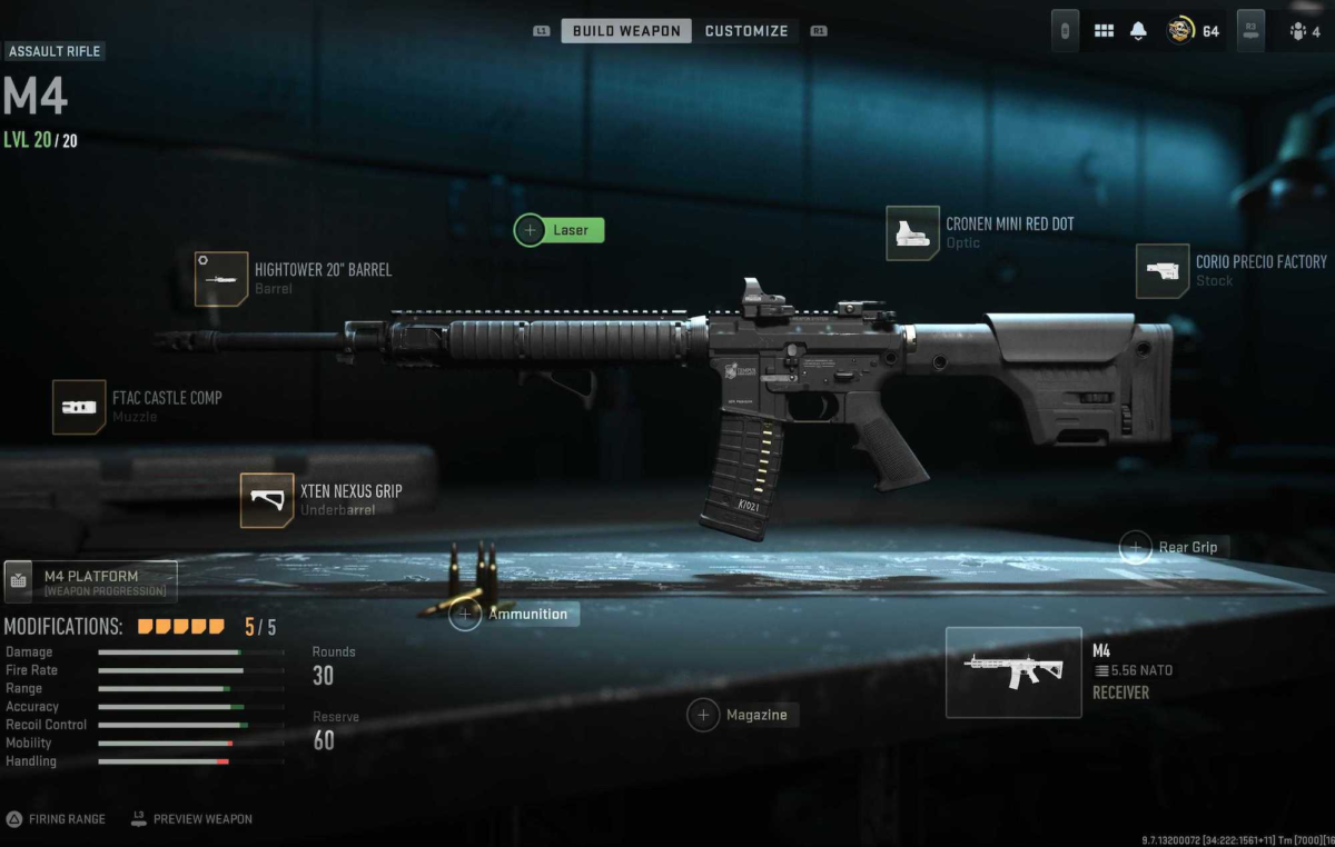 Warzone 2.0 M4 Loadout