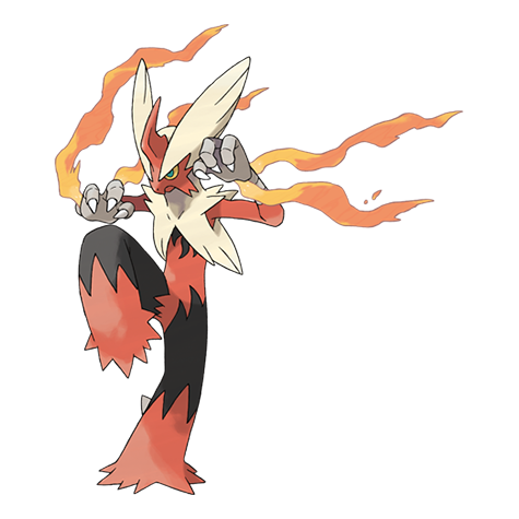 Pokémon 257 Blaziken Mega