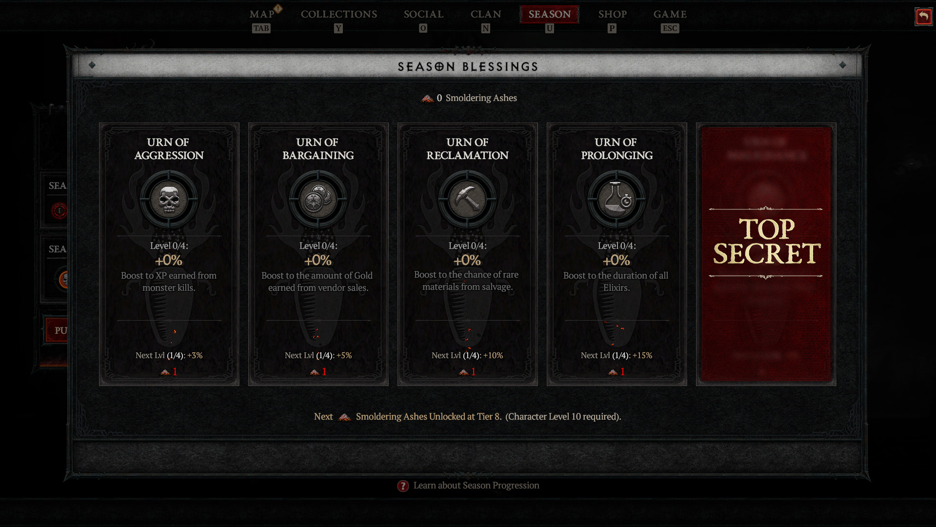 Diablo 4 sæson velsignelser