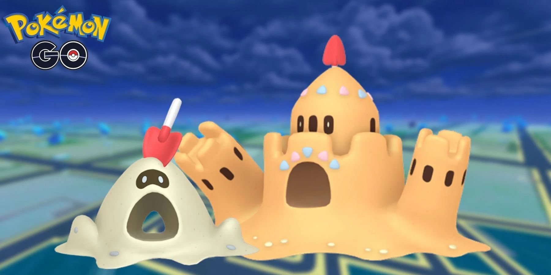 Sandygast og Palossand i Pokemon GO