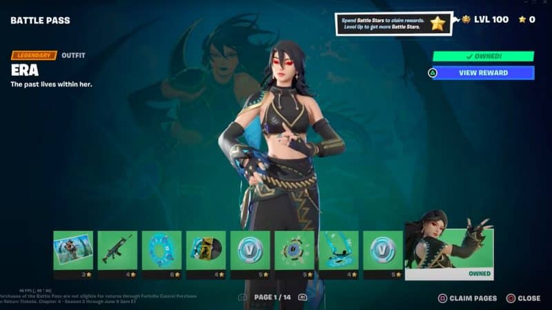 Fortnite Kapitel 4 Sæson 3 Battle Pass