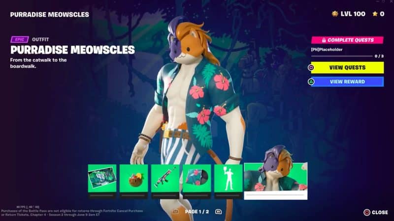 Fortnite Kapitel 4 Sæson 3 Battle Pass