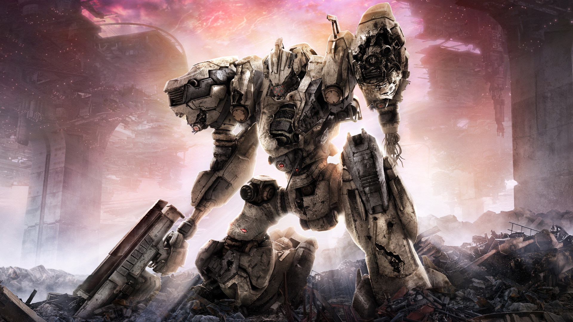 Armored Core VI Fires of Rubicon bringer Mech Remixing til et nyt skalaniveau