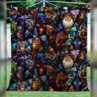 Dota 2 Hero Collection Vaskbart håndlavet quilt sengesæt tæppe 0369 