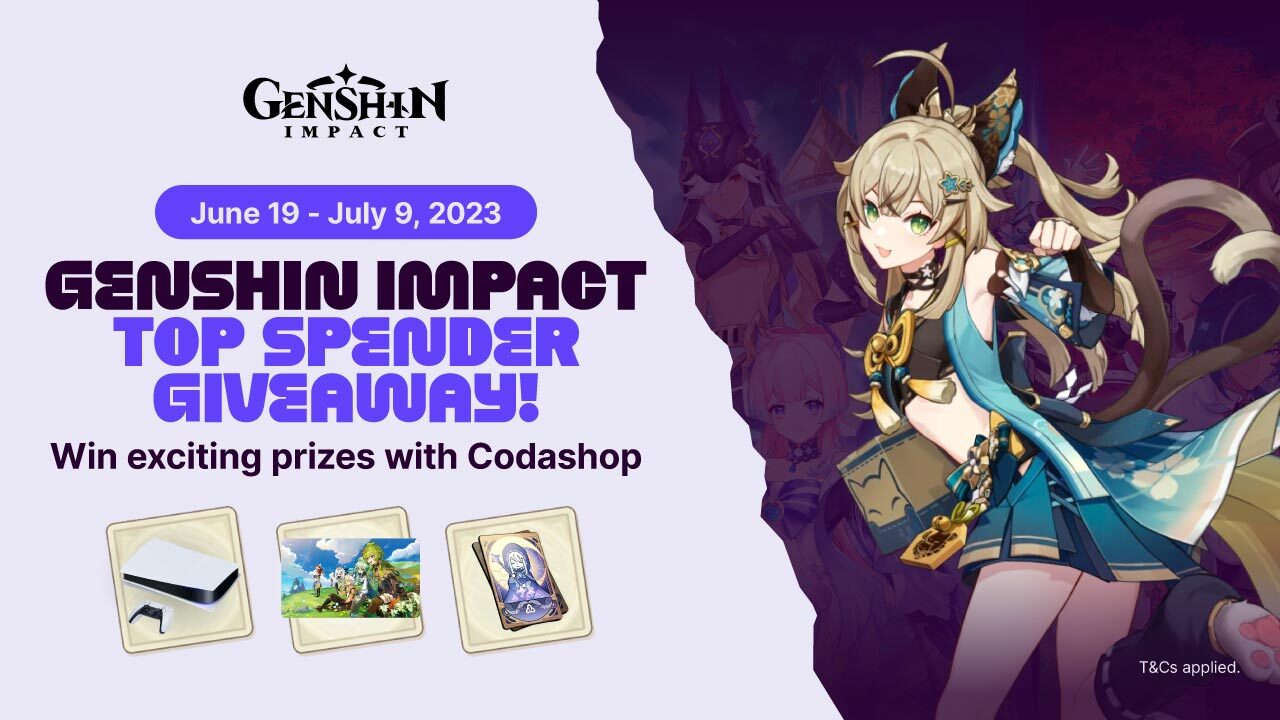 Genshin Impact: Top Spender Giveaway