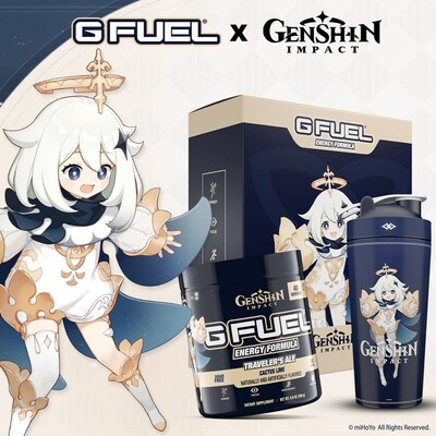G FUEL And HoYoverse introducerer New Traveler's Ale Energy Drink Flavor inspireret af "Genshin Impact"