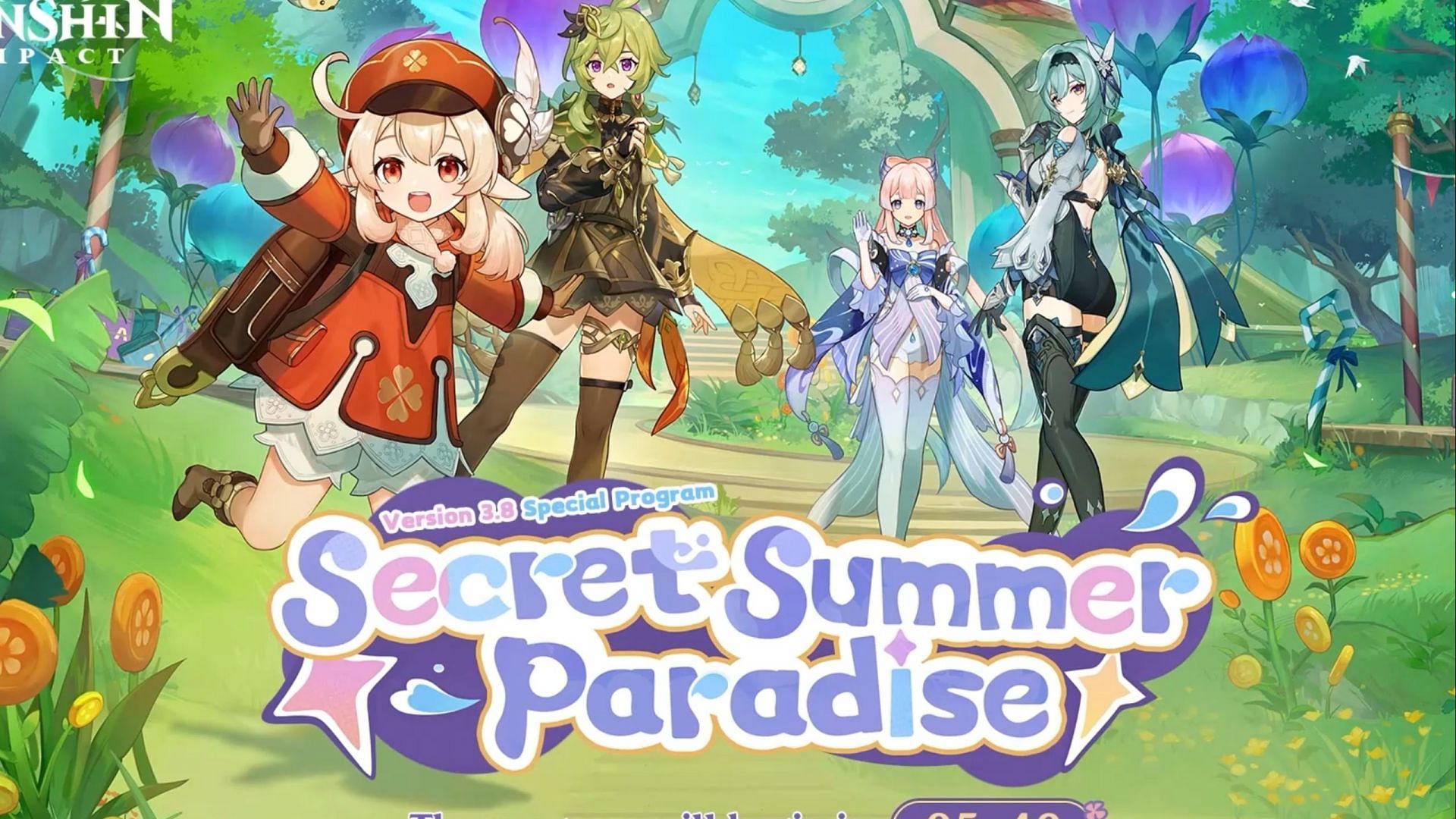 Genshin Impact 3.8 livestream official cover (Image via HoYoverse)