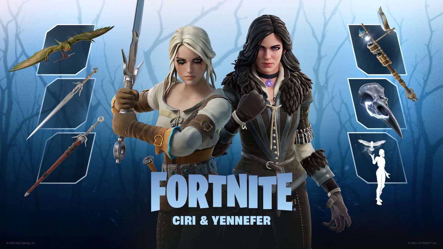 Det er officielt: The Witcher's Ciri og Yennefer kommer til Fortnite som nye outfits