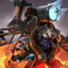 Key art of Tinker from Valve's DOTA 2.