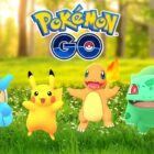 Promotional art of several cute monsters in a grassy field