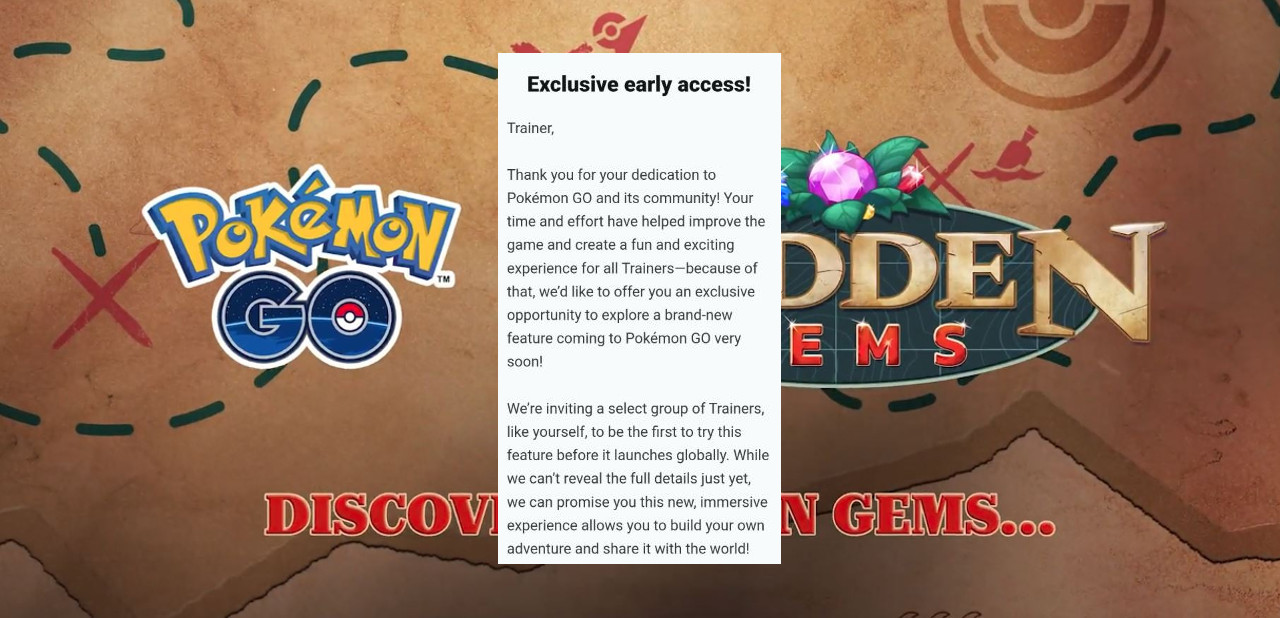 Pokemon Go-ruter Eksklusiv tidlig adgang givet til udvalgte opdagelsesrejsende