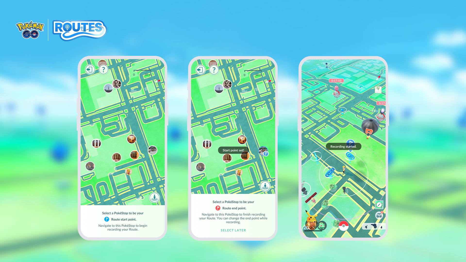 Følg 3 ruter Pokemon GO