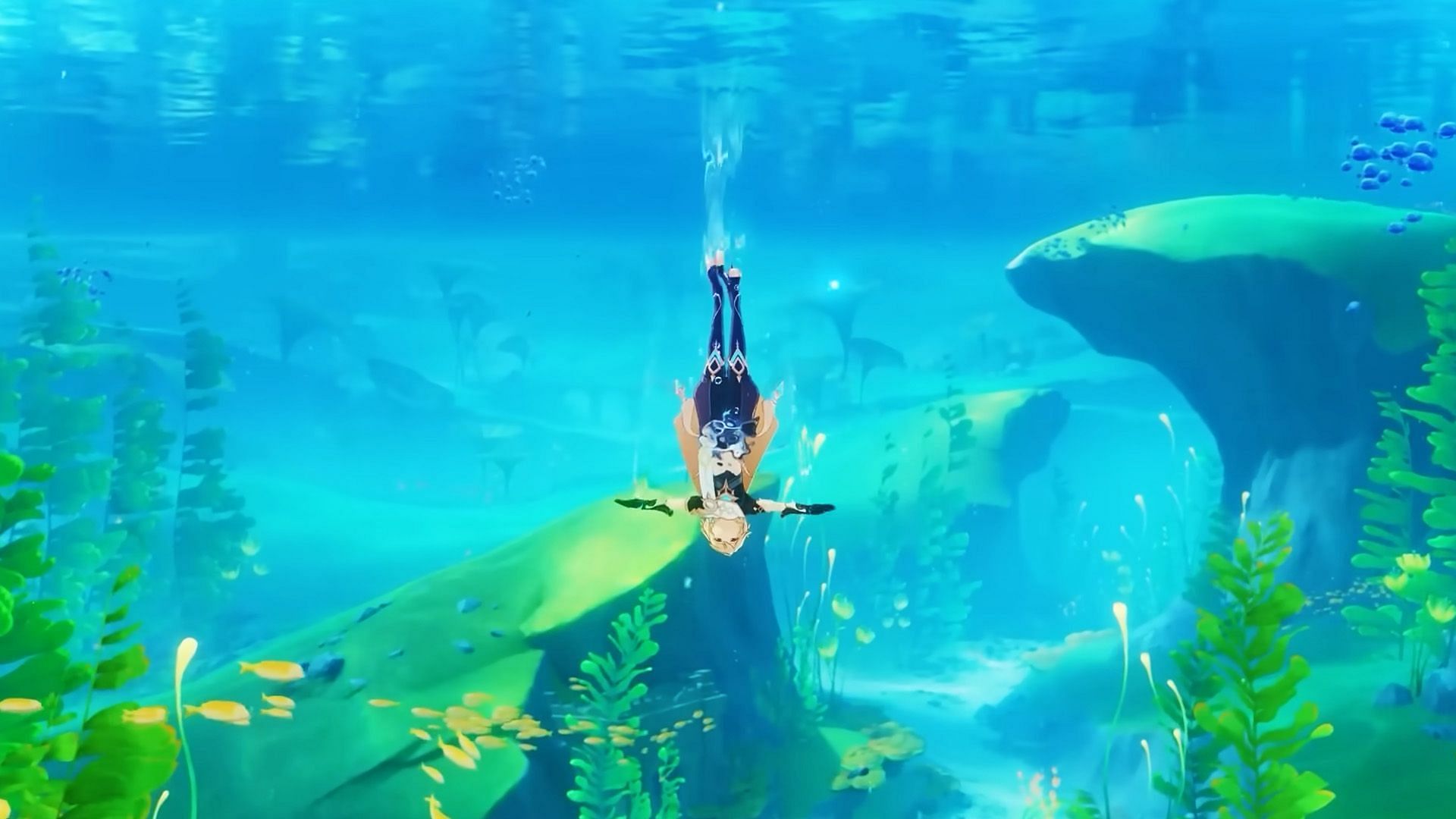 Genshin Impact set to introduce multi-layer map in 4.0 to make underwater exploration easier.